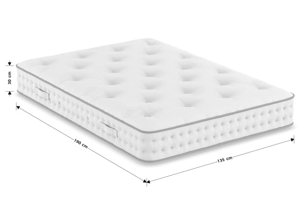 2500 Luxury British Wool Pocket Spring Medium Mattress Luxury