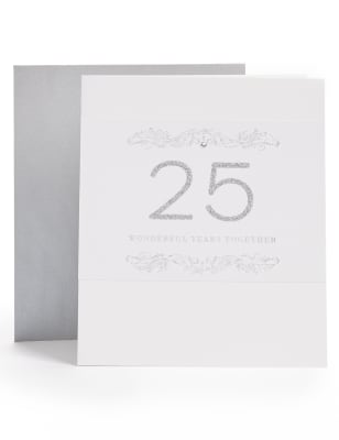 25th Anniversary Card M S