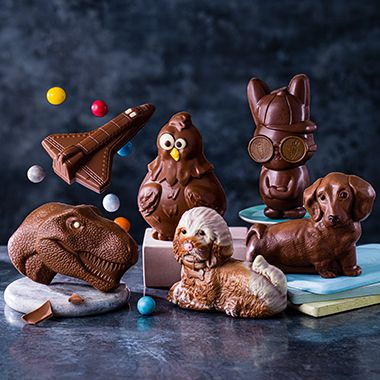 A selection of chocolate Easter characters