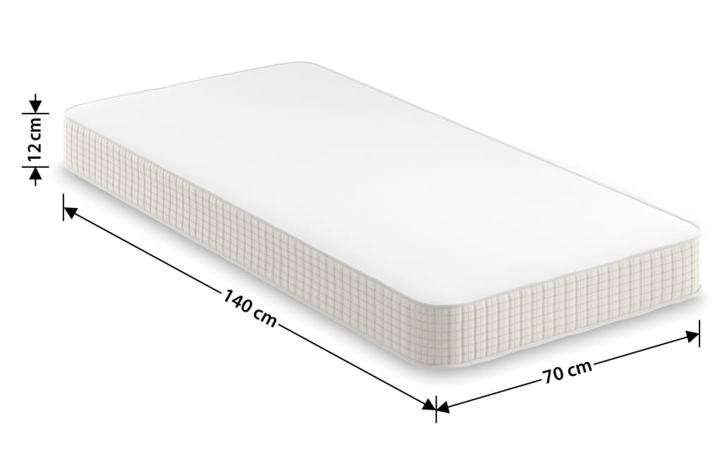 264 Pocket Spring Cot Bed Mattress Kids M&S