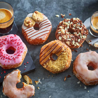 A selection of different flavoured M&S Yumnuts™