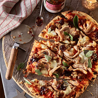Christmas pizza