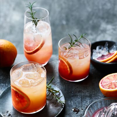 Blood orange spritz