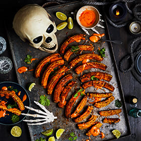 Smoky sweetcorn “ribs” 