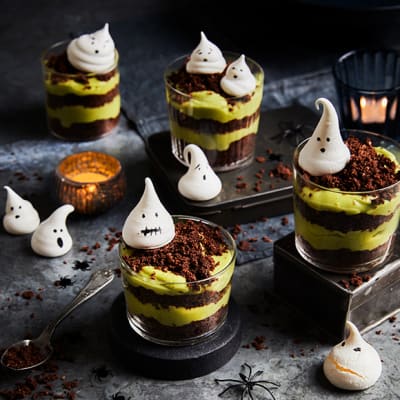 Avocado pudding pots
