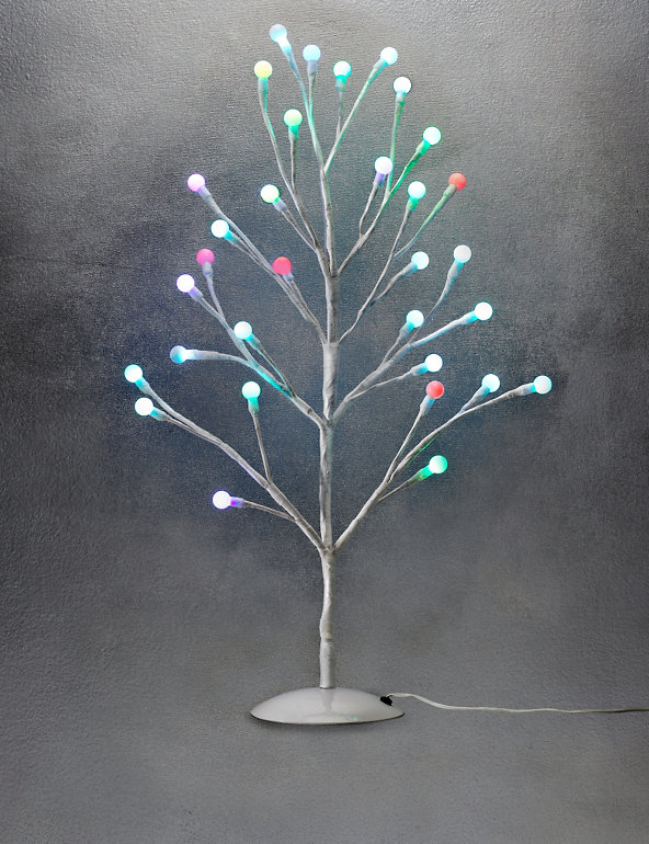 2ft Cute Colour-Changing Ball Christmas Tree Image 1 of 2
