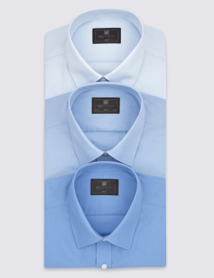 m&s mens regular fit shirts