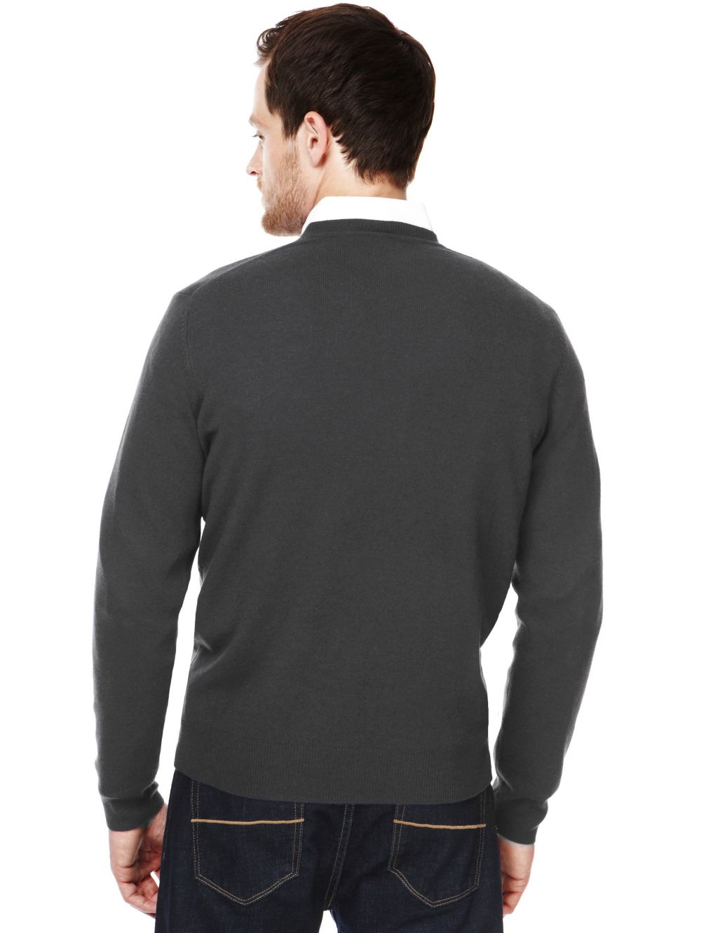 2in Longer Luxury Wool Rich Jumper with Cashmere 2 of 2