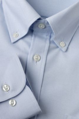 2in Longer Pure Cotton Easy to Iron Oxford Shirt | M&S Collection | M&S