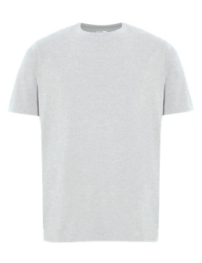 2in Longer Pure Cotton Stay Soft T-Shirt Image 2 of 4