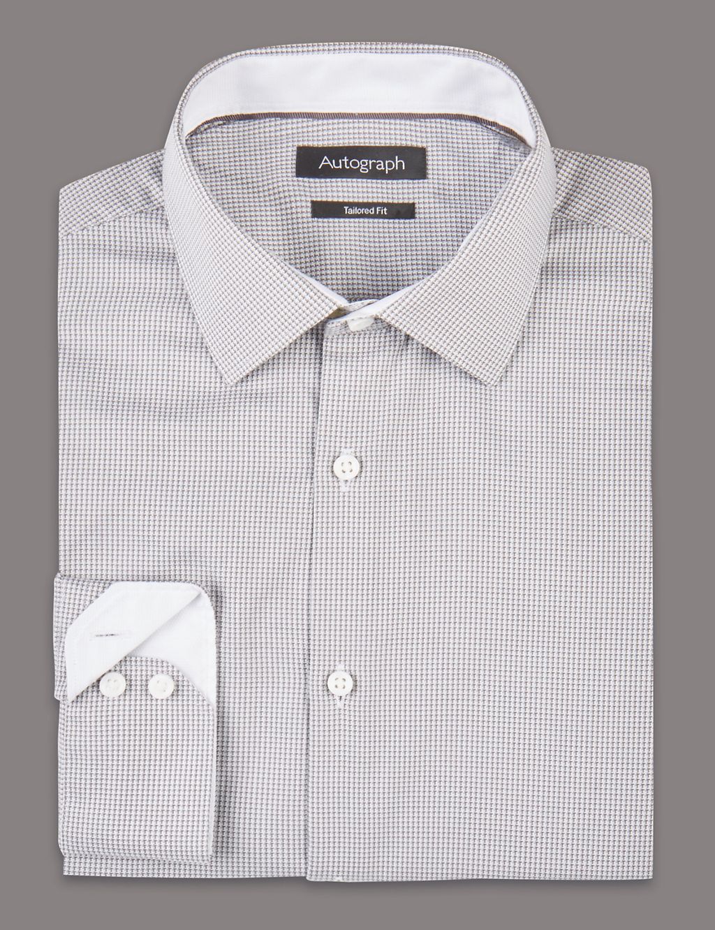 2in Longer Pure Cotton Tailored Fit Shirt 1 of 6