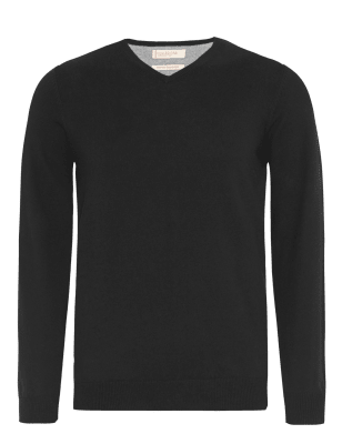 Long v neck clearance jumper