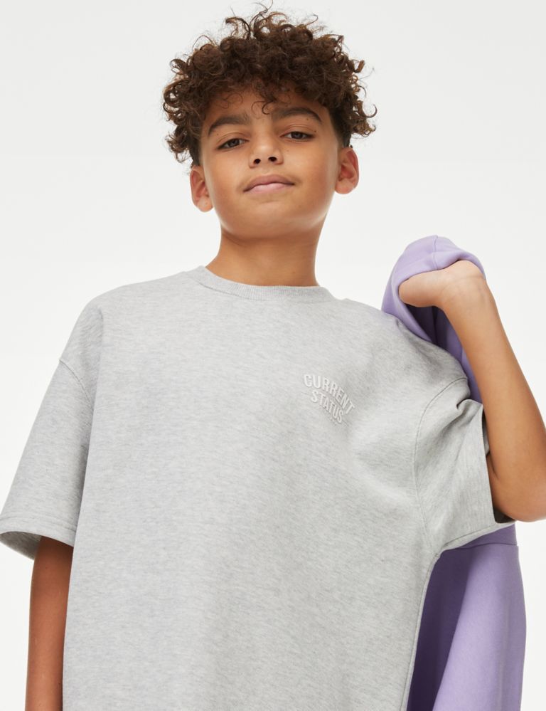 2pc Cotton Blend T-Shirt & Short Set (6-16 Yrs) 3 of 5