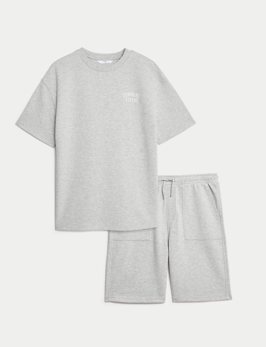 2pc Cotton Blend T-Shirt & Short Set (6-16 Yrs) 1 of 5