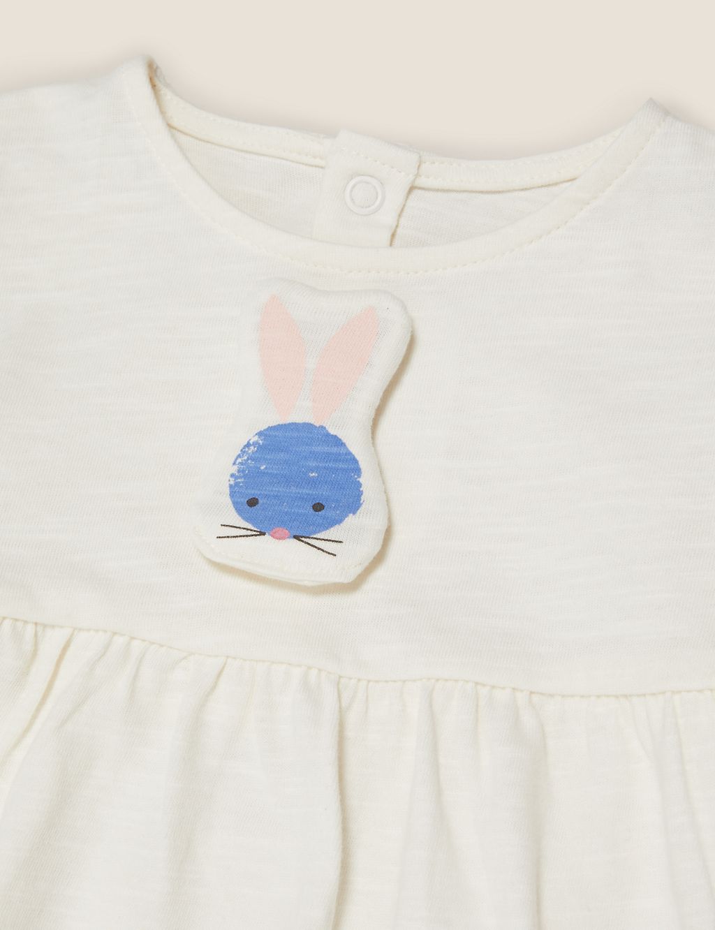 2pc Cotton Bunny Motif Outfit 4 of 9