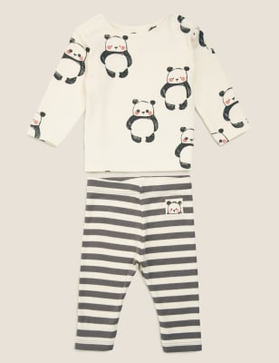 M&s panda pjs hot sale