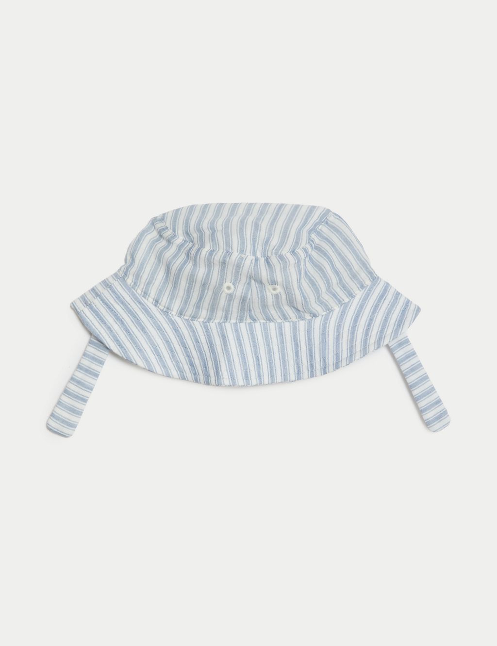 2pc Cotton Pure Cotton Striped Romper and Hat (0–3 Yrs) 2 of 4