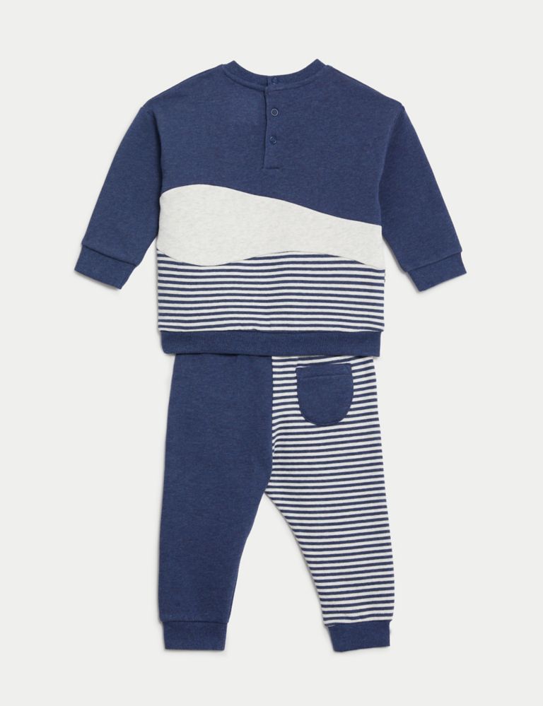 2pc Cotton Rich Cool Slogan Outfit (0-3 Yrs) | M&S Collection | M&S