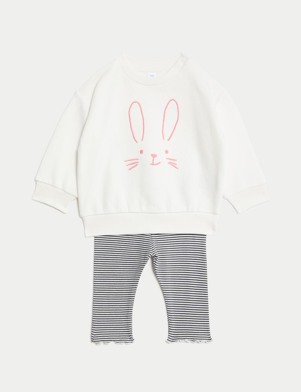 2pc Cotton Rich Jersey Bunny Outfit (0-3 Yrs) 1 of 7
