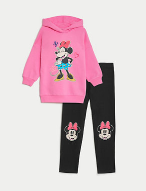 2pc Cotton Rich Minnie Mouse™ Outfit (2-8 Yrs) Image 2 of 6