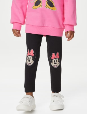 Cotton Rich Minnie Mouse™ Flare Leggings (2-8 Years)