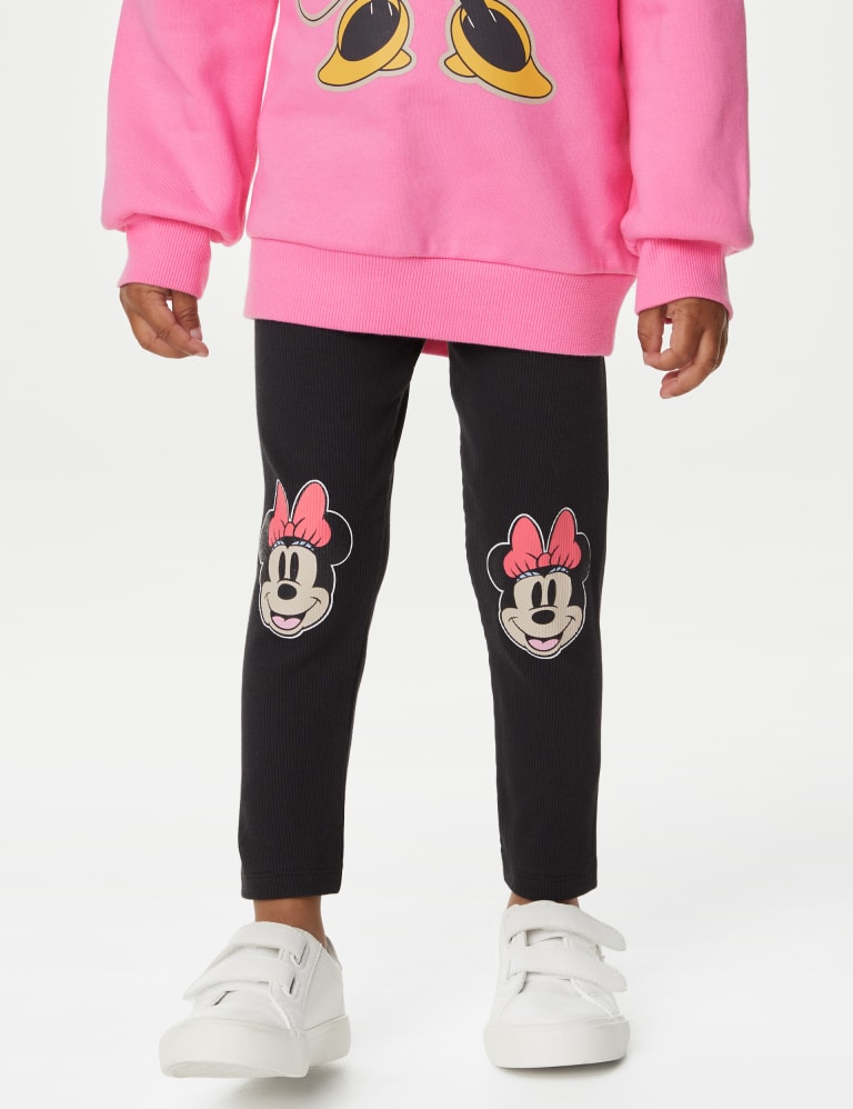 Cotton Rich Disney Minnie Mouse™ Leggings (2-7 Yrs)