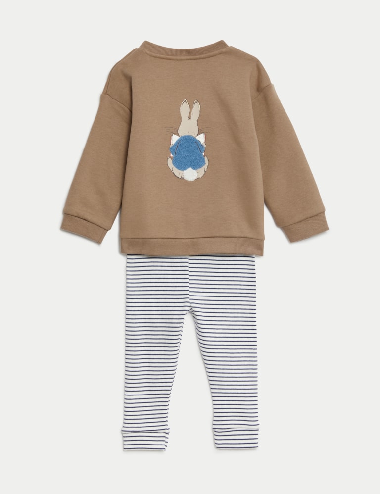 2pc Cotton Rich Peter Rabbit™ Outfit (0-3 Yrs) 3 of 9