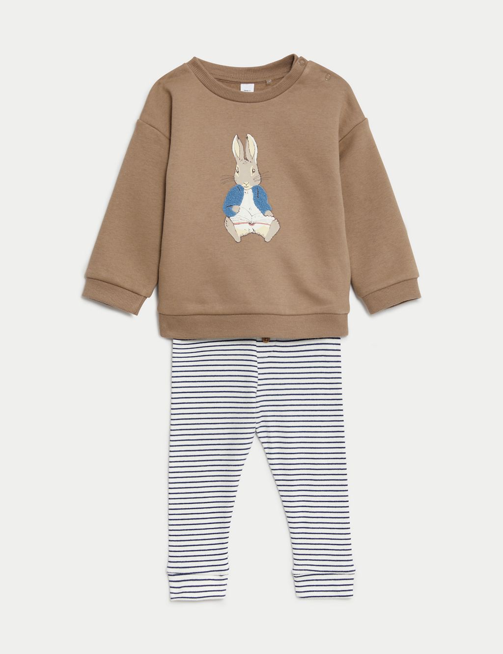 2pc Cotton Rich Peter Rabbit™ Outfit (0-3 Yrs) 1 of 9