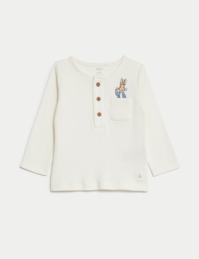 2pc Cotton Rich Peter Rabbit™ Outfit (0-3 Yrs) 4 of 7