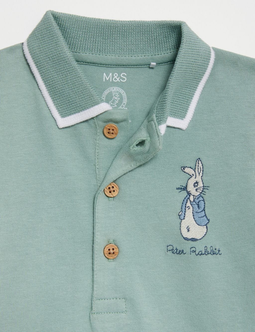 2pc Cotton Rich Peter Rabbit™ Outfit (0-3 Yrs) 5 of 6