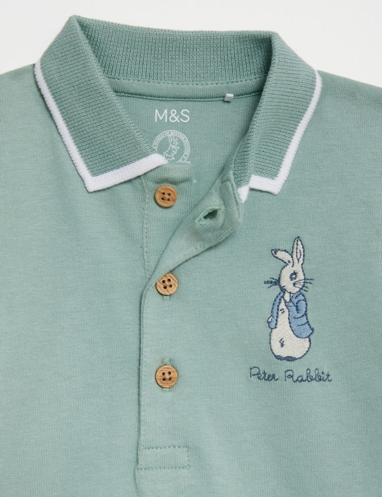 2pc Cotton Rich Peter Rabbit™ Outfit (0-3 Yrs) 6 of 9