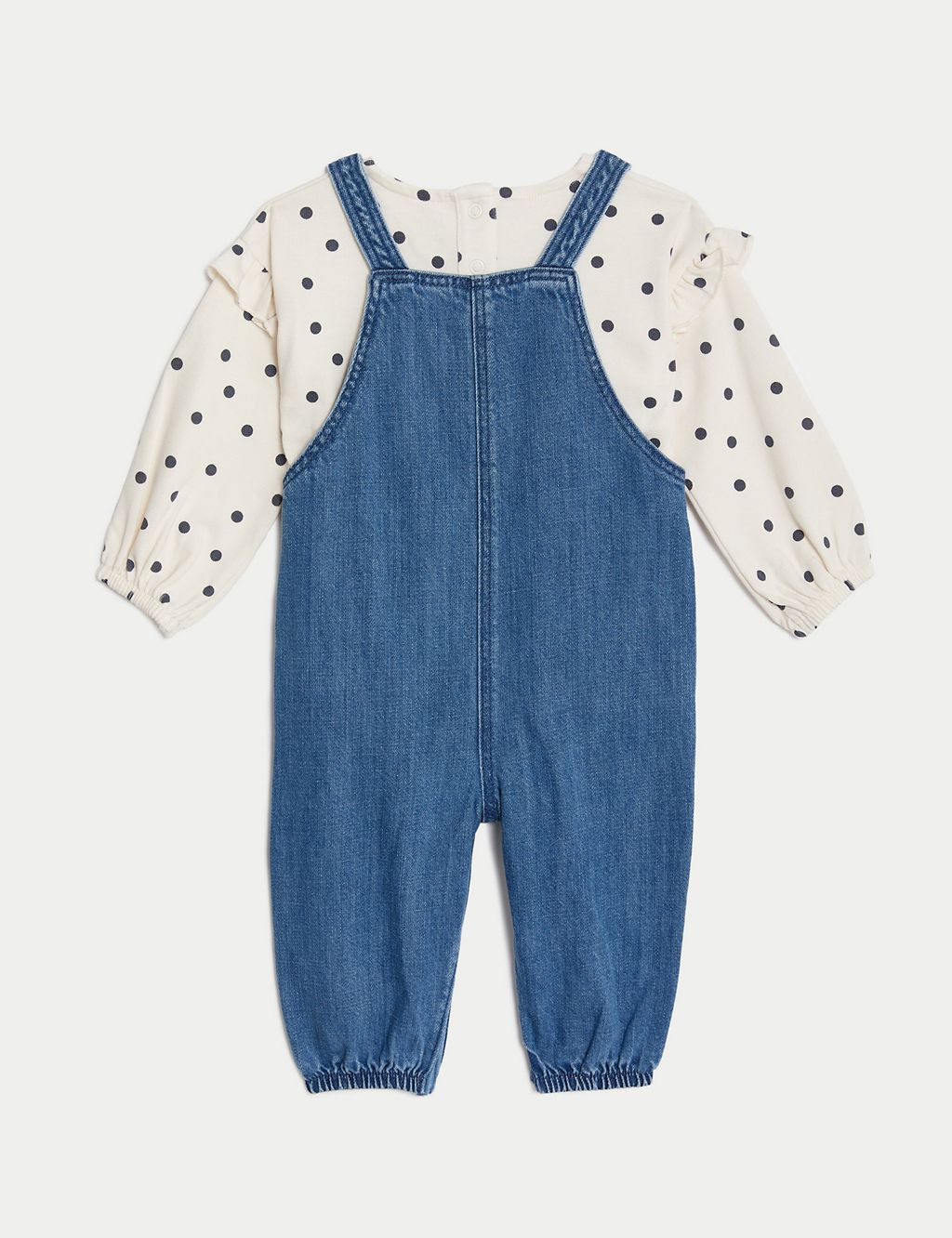 2pc Cotton Rich Spotted Outfit (0-3 Yrs) 2 of 8