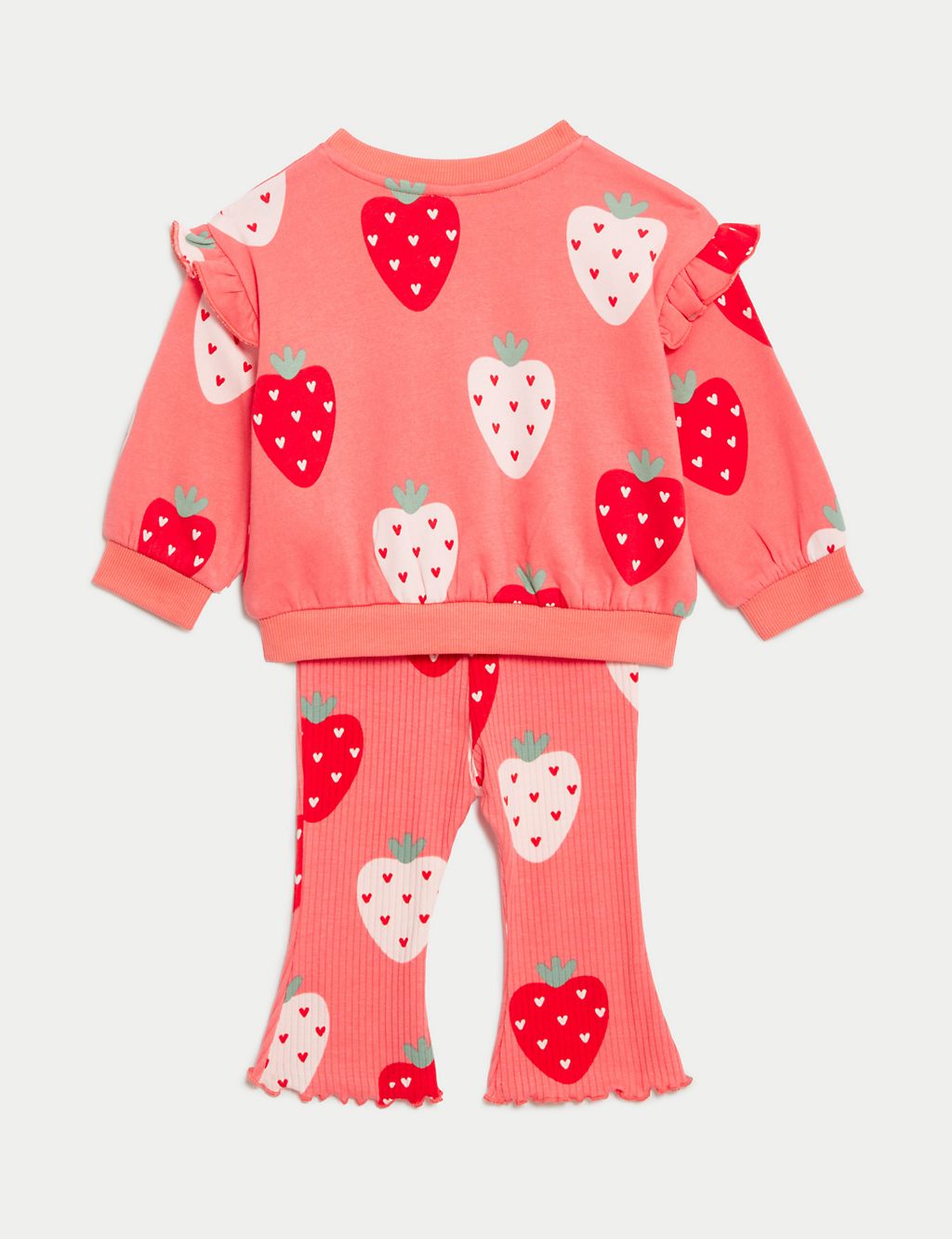 2pc Cotton Rich Strawberry Outfit (0-3 Yrs) 2 of 10