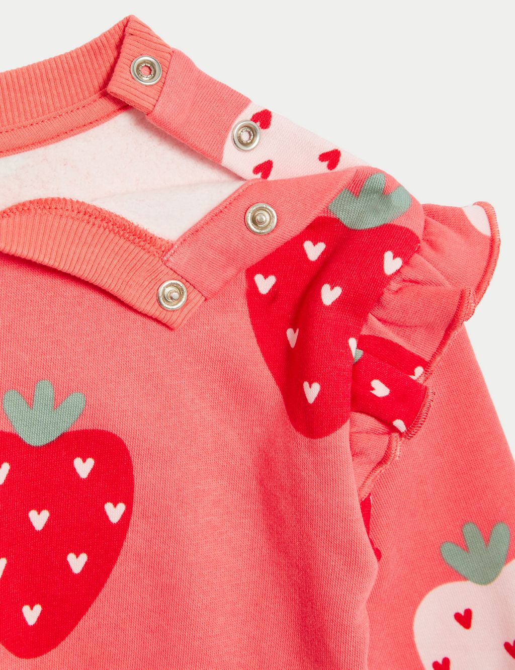 2pc Cotton Rich Strawberry Outfit (0-3 Yrs) 4 of 10