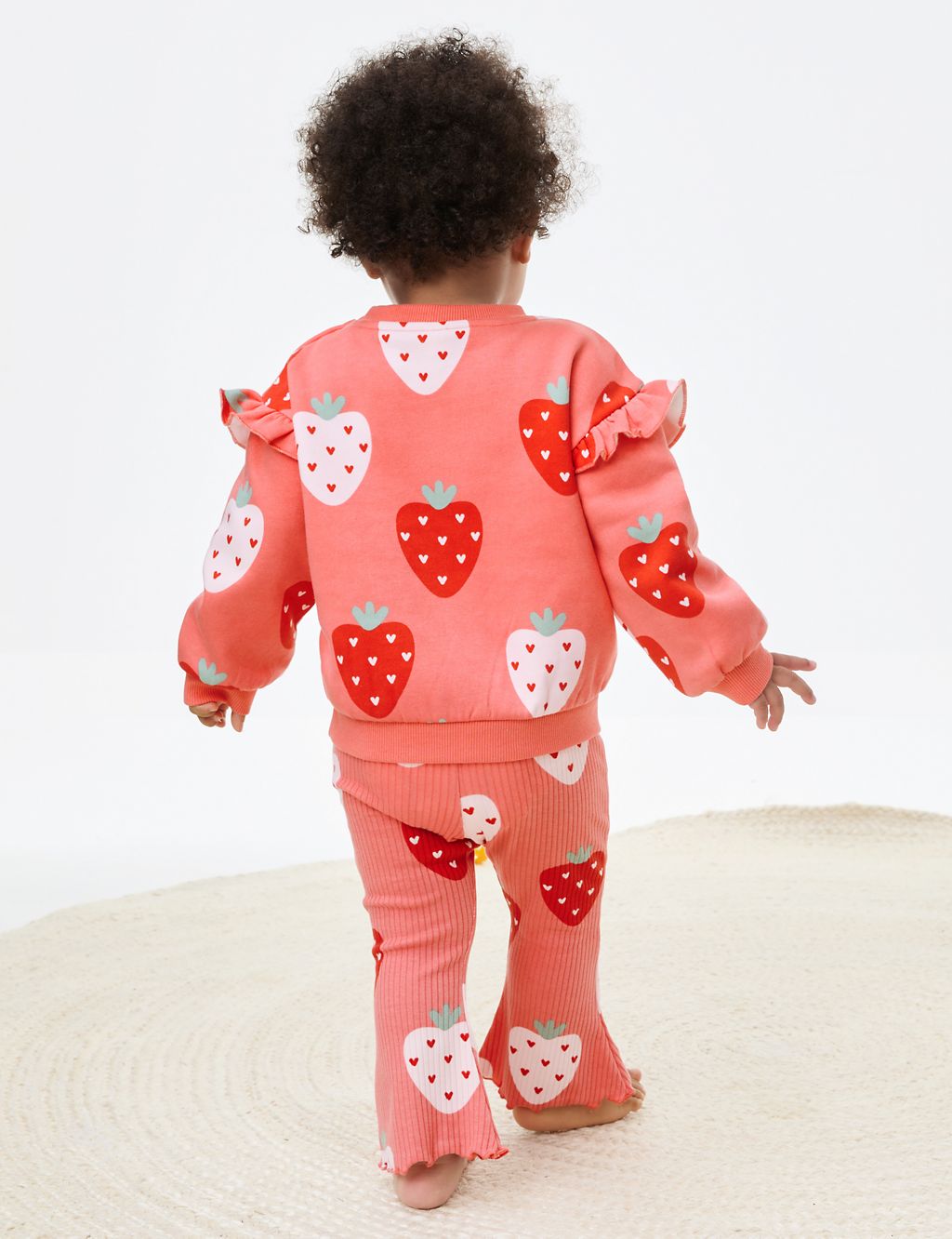 2pc Cotton Rich Strawberry Outfit (0-3 Yrs) 9 of 10