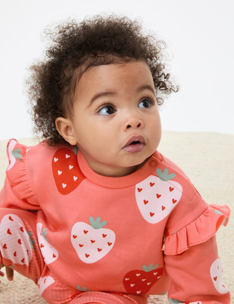 Newborn top strawberry outfit