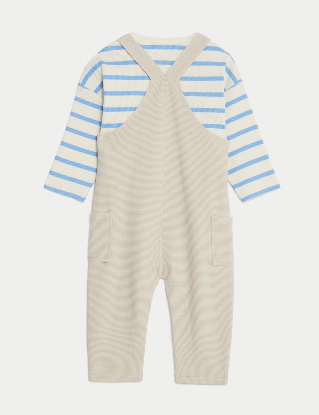 2pc Cotton Rich Striped Boat Outfit (0-3 Yrs) 2 of 8