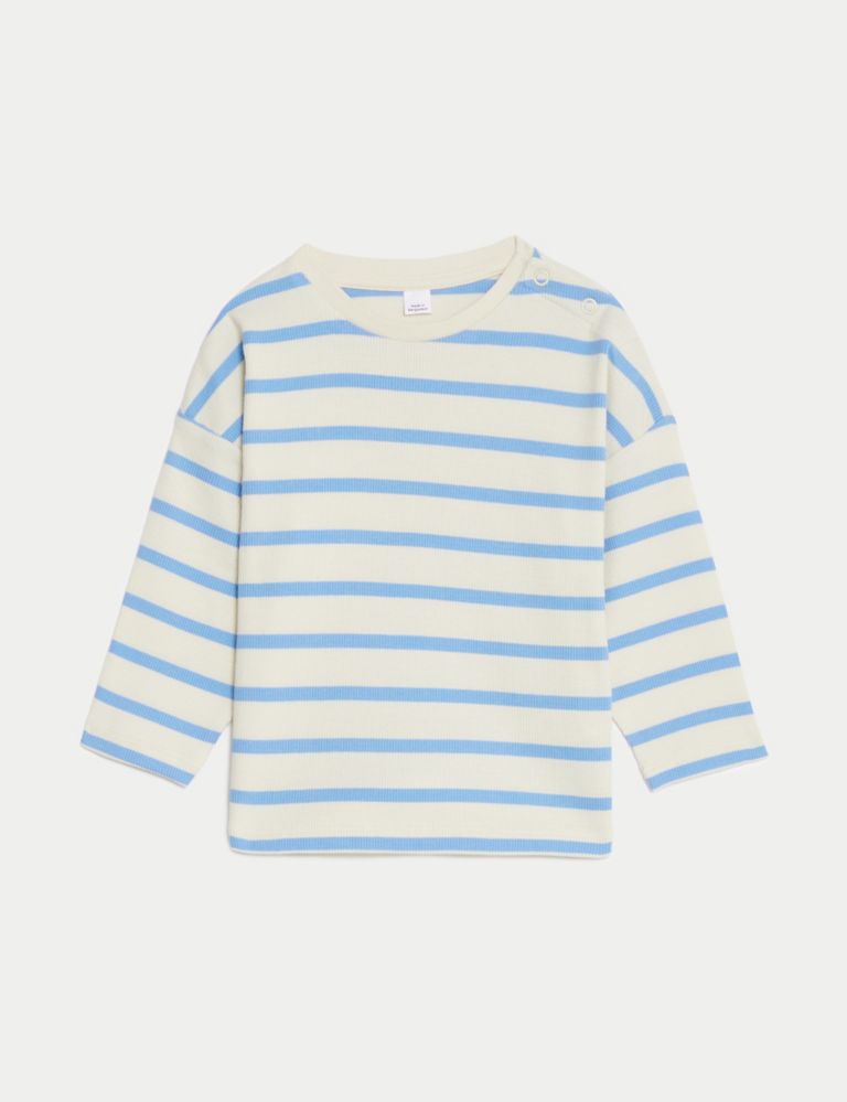 2pc Cotton Rich Striped Boat Outfit (0-3 Yrs) 5 of 8
