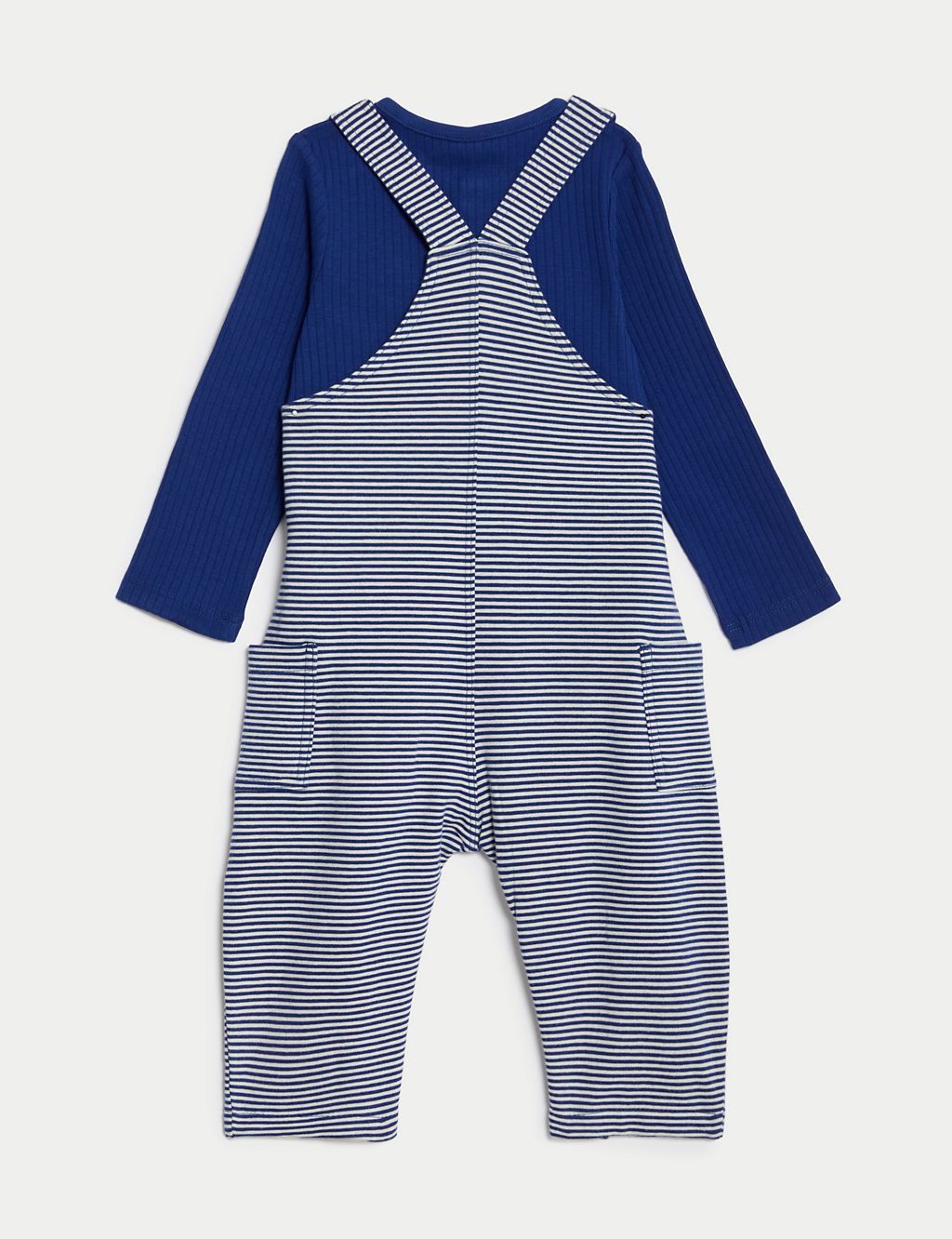 2pc Cotton Rich Striped Outfit (0-3 Yrs) 2 of 8
