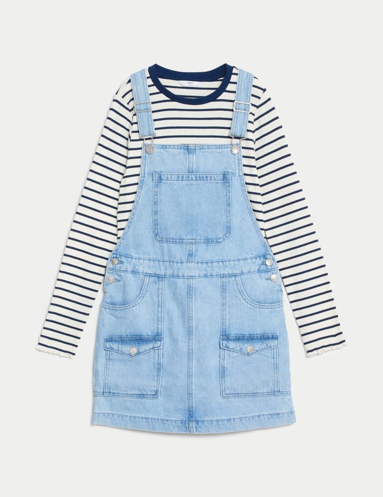 2pc Denim Pinafore 6 16 Years