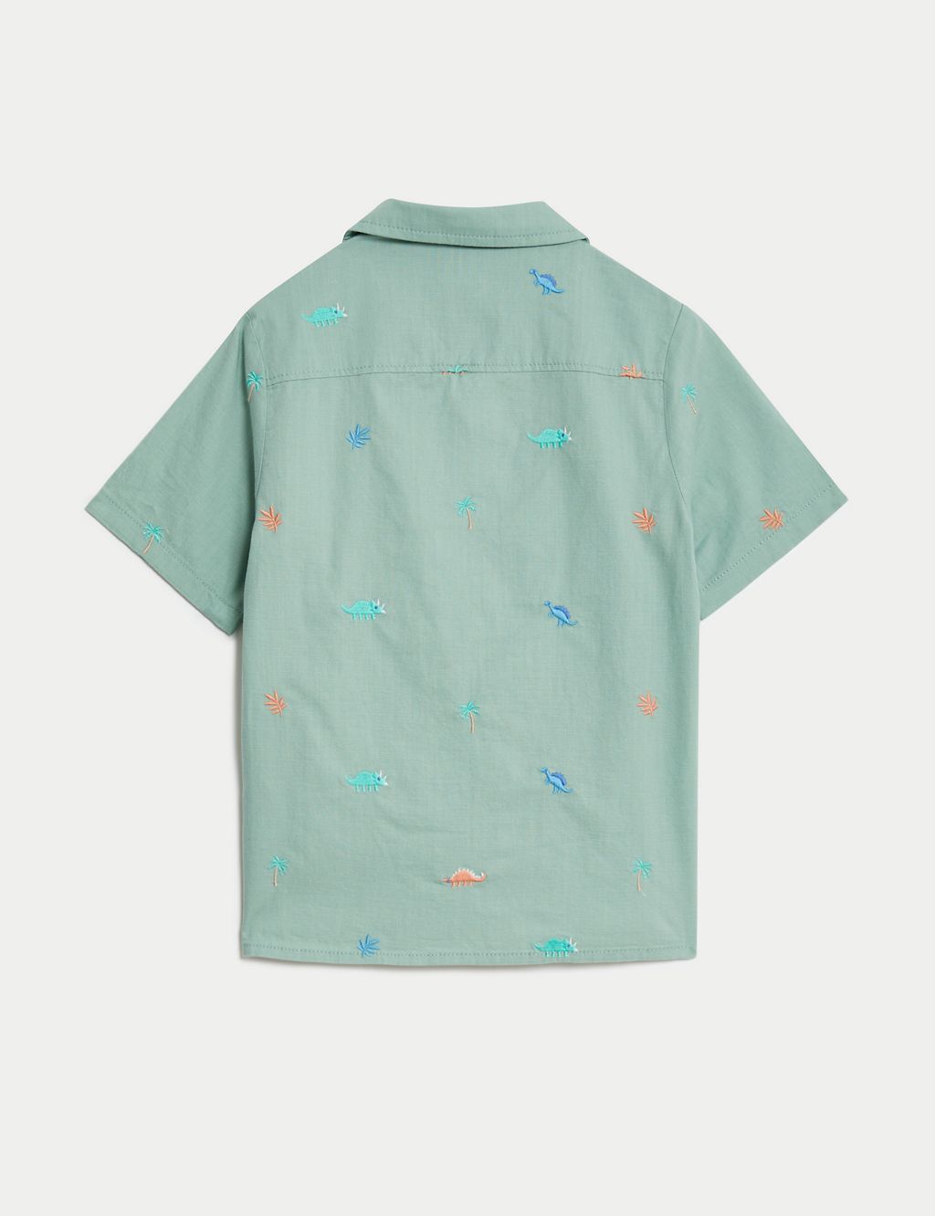 2pc Dino Embroidery Shirt & T-Shirt Set (2-8 Yrs) 6 of 6