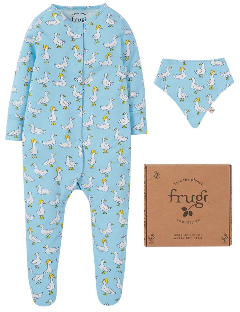 2pc Organic Cotton Sleepsuit Outfit (0-12 Mths) 1 of 6