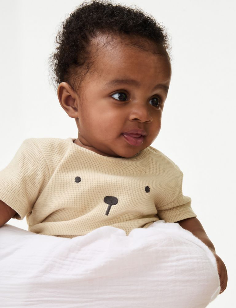 2pc Pure Cotton Bear Romper (7lbs-1 Yrs) 6 of 6