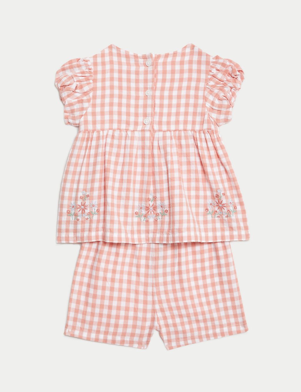 2pc Pure Cotton Checked Peter Rabbit™ Outfit (0-3 Yrs) 2 of 8