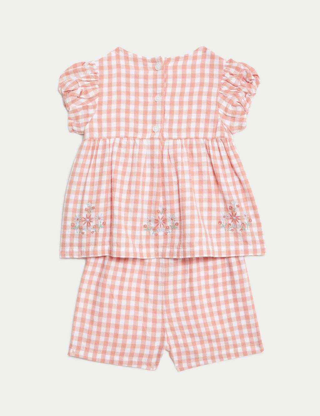 2pc Pure Cotton Checked Peter Rabbit™ Outfit (0-3 Yrs) 2 of 8