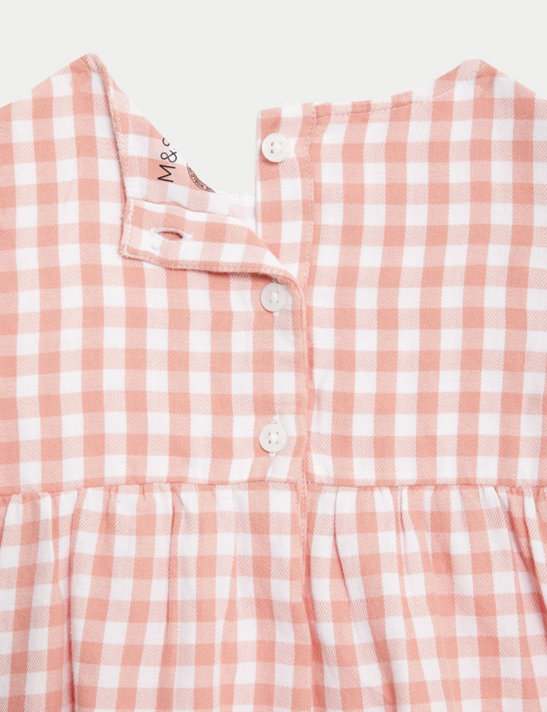 2pc Pure Cotton Checked Peter Rabbit™ Outfit (0-3 Yrs) 6 of 8
