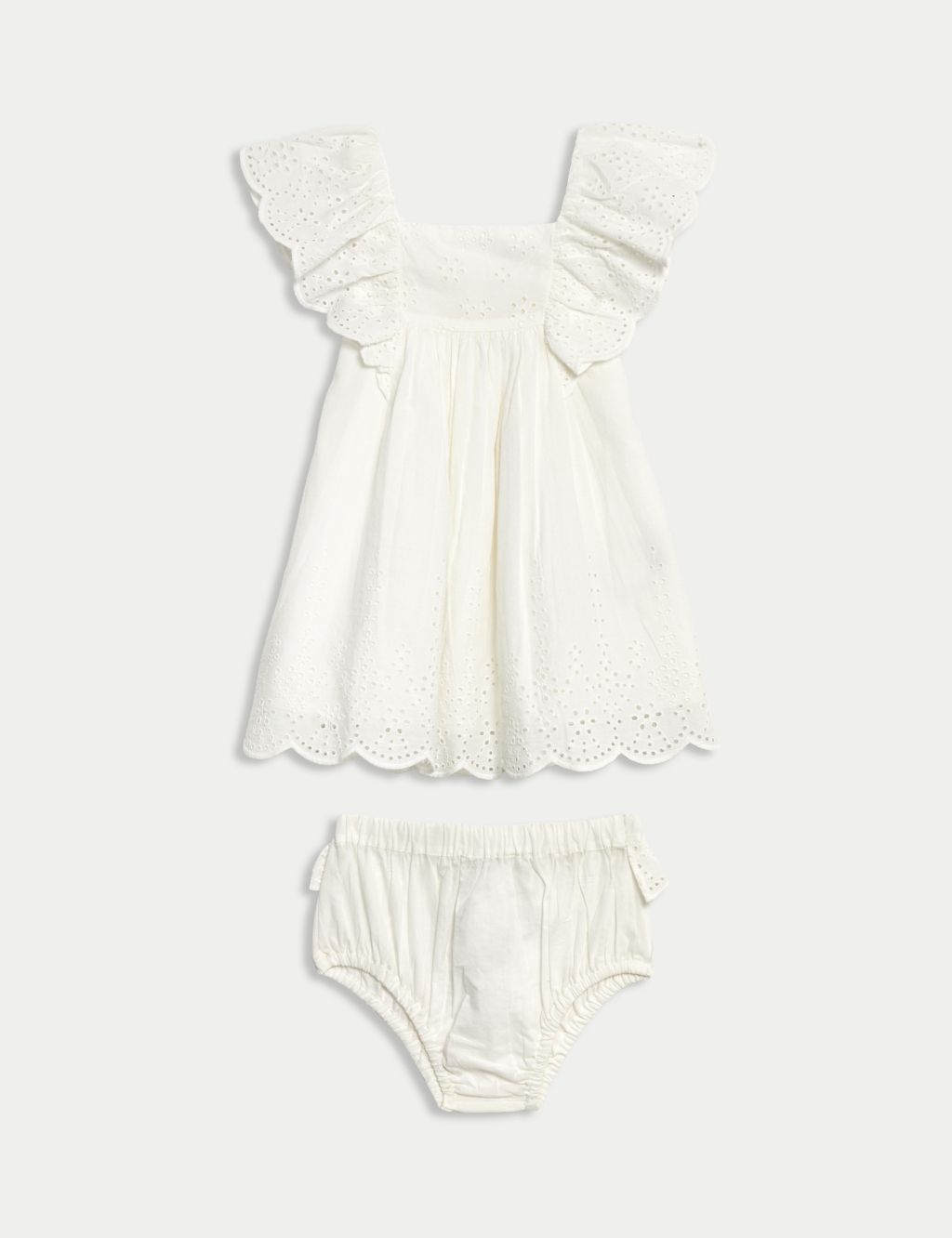 2pc Pure Cotton Dress Outfit (0-3 Yrs) 1 of 6