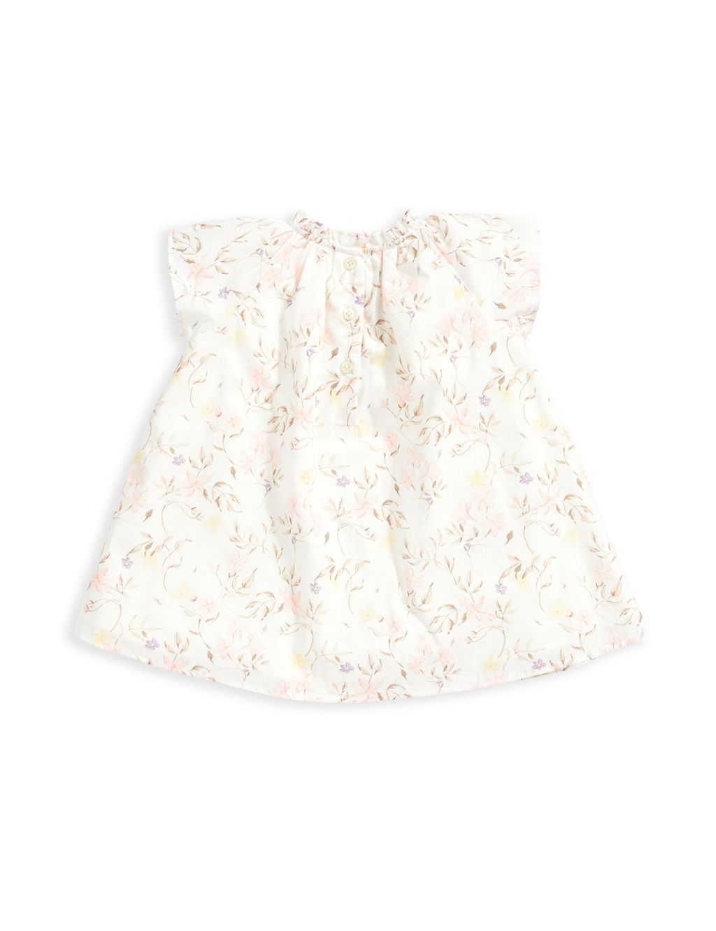 2pc Pure Cotton Floral Outfit (0-3 Yrs) 2 of 4