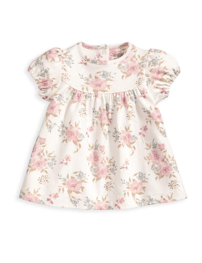 2pc Pure Cotton Floral Outfit (7lbs-12 Mths) 4 of 5