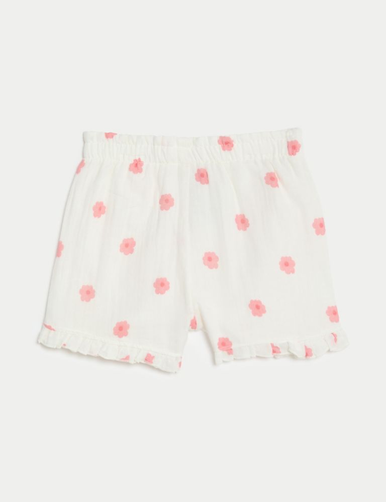 2pc Pure Cotton Flower Top & Bottom Outfit (0-3 Yrs) 5 of 9
